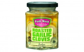 Posh Nosh Roasted Garlic Cloves Italian  Glass Jar  235 grams